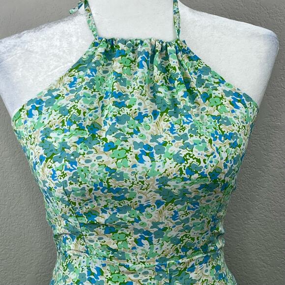 Faithfull the Brand Gaia Sleeveless Mini Dress Varenna Floral Print 4/Medium NWT - Picture 6 of 15